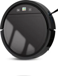 Aspirateur Robot Avec Station De Charge - Système De Nettoyage - Aspirateur Robot - Robot Nettoyeur - Station De Charge Automatique - Y Compris L'application Et La Télécommande - Zwart - 2500PA