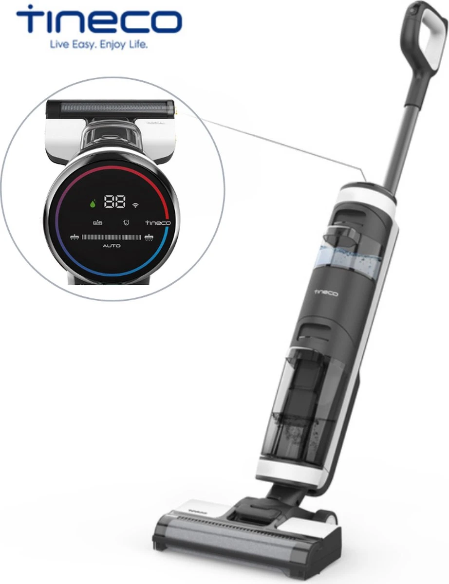 Tineco® - Aspirateur Sans Fil - Aspirateur - Sans Sac - Lessive Et Aspiration - Floor One S3 Breeze - Puissance 220W - Aspiration Puissante - Appareil 3 En 1 - Batterie 4000mAh 3 Tineco® - Aspirateur Sans Fil - Aspirateur - Sans Sac - Lessive Et Aspiration - Floor One S3 Breeze - Puissance 220W - Aspiration Puissante - Appareil 3 En 1 - Batterie 4000mAh