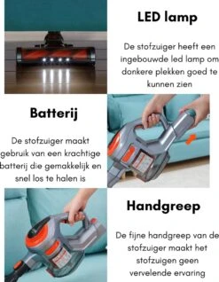 Aspirateur Best - Aspirateur Balai Sans Sac Sur Batterie - Aspirateur à Main Best Seller - Aspirateur à Main Avec Manche - 22 KPA - Rouge -Nettoyage Produits Boutique 933x1200