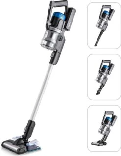 Aspirateur Balai Midea™ P6 - Aspirateur Sans Fil - Aspirateur Multi- Sans Sac - Aspiration Puissante 20kPa - Moteur Puissant 350W - Longue Durée De Fonctionnement - Filtre HEPA