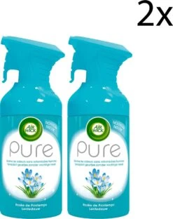 La Recharge Air Wick Pure Spring Dew Spray Neutralise Les Odeurs Sans Brouillard Humide - 2 Sprays -Nettoyage Produits Boutique 950x1200