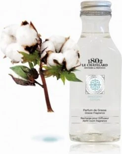 Recharge Parfum D'intérieur Coton/coton Le Chatelard 1802 - Parfum D'ambiance Parfum D'intérieur Crème
