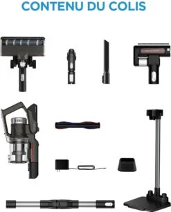 ALLROUNDSGOODS-P7 Aspirateur Balai Sans Fil Pliable 450W 25KPa Moteur Sans Balai 70 Minutes De Temps De Travail Batterie Amovible 0,8L Tasse à Poussière -Nettoyage Produits Boutique 968x1200 1