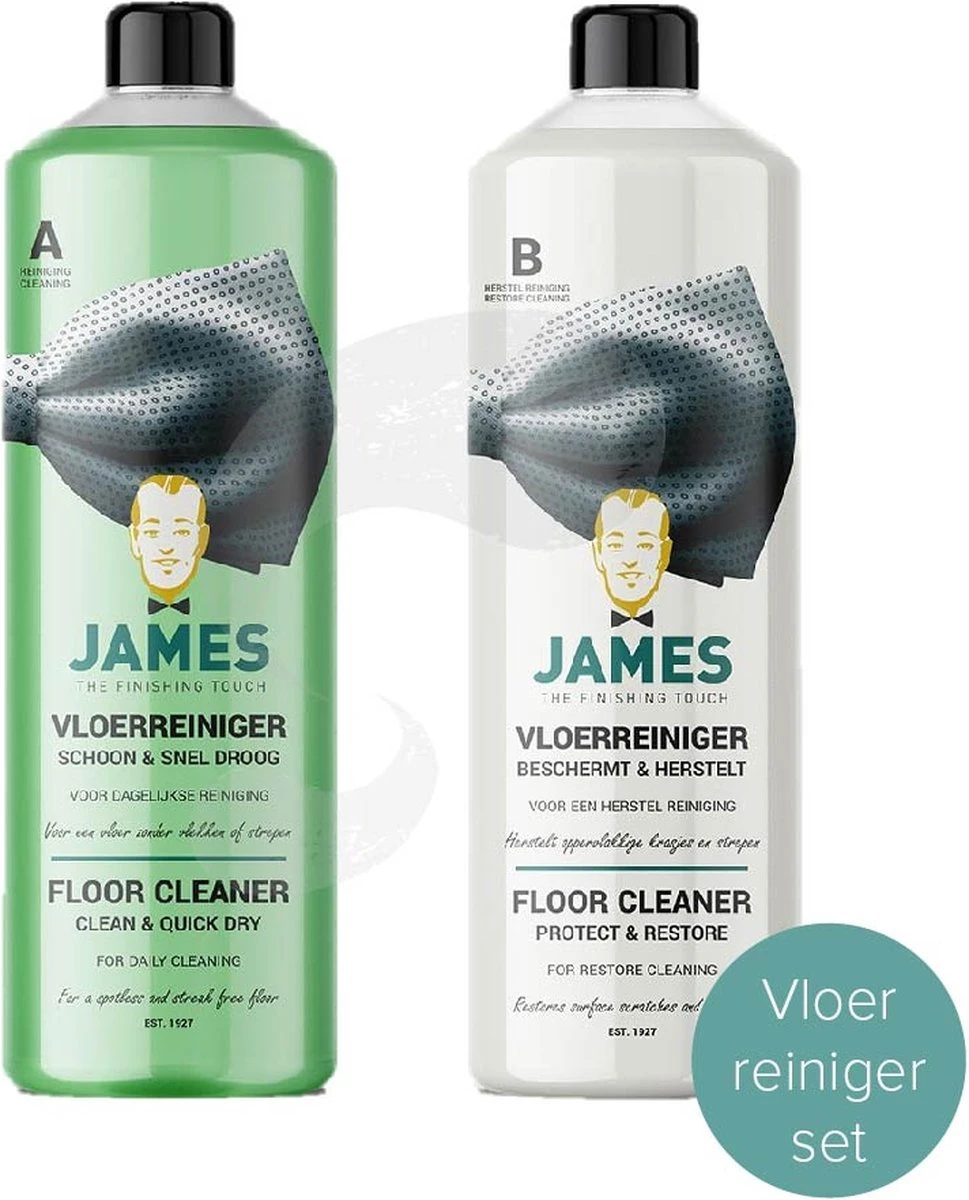 James Nettoyant Pour Sols PVC & VINYLE - 1L Clean & Fast (A) - 1L Protège & Restaure 3 James Nettoyant Pour Sols PVC & VINYLE - 1L Clean & Fast (A) - 1L Protège & Restaure