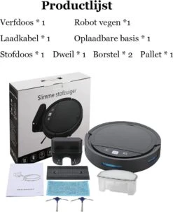 Aspirateur Robot Avec Station De Charge - Système De Nettoyage - Aspirateur Robot - Robot Nettoyeur - Station De Charge Automatique - Y Compris L'application Et La Télécommande - Zwart - 2500PA 15 Aspirateur Robot Avec Station De Charge - Système De Nettoyage - Aspirateur Robot - Robot Nettoyeur - Station De Charge Automatique - Y Compris L'application Et La Télécommande - Zwart - 2500PA -Nettoyage Produits Boutique 978x1200