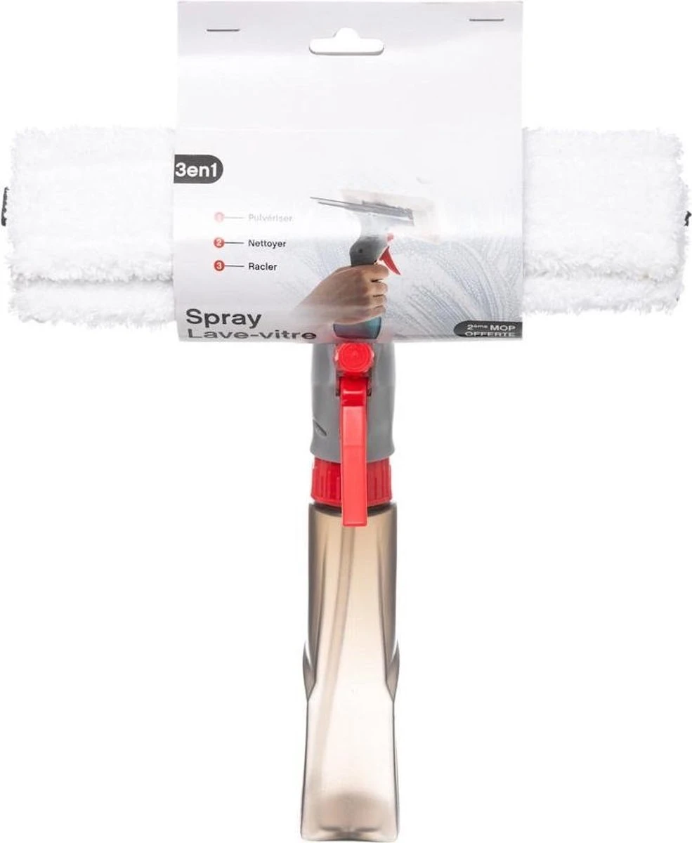 Essuie-glace Decopatent® PRO - Tracteur De Vitres Avec Fonction Spray - Pour Vitres Ou Douche En Verre - Lave Fenêtres Et Peaux De Chamois 6 Essuie-glace Decopatent® PRO - Tracteur De Vitres Avec Fonction Spray - Pour Vitres Ou Douche En Verre - Lave Fenêtres Et Peaux De Chamois – Image 4